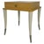 Italian Modern Side Table in Maple with Cream Lacquer and Chrome, 1980s For Sale - Image 9 of 9