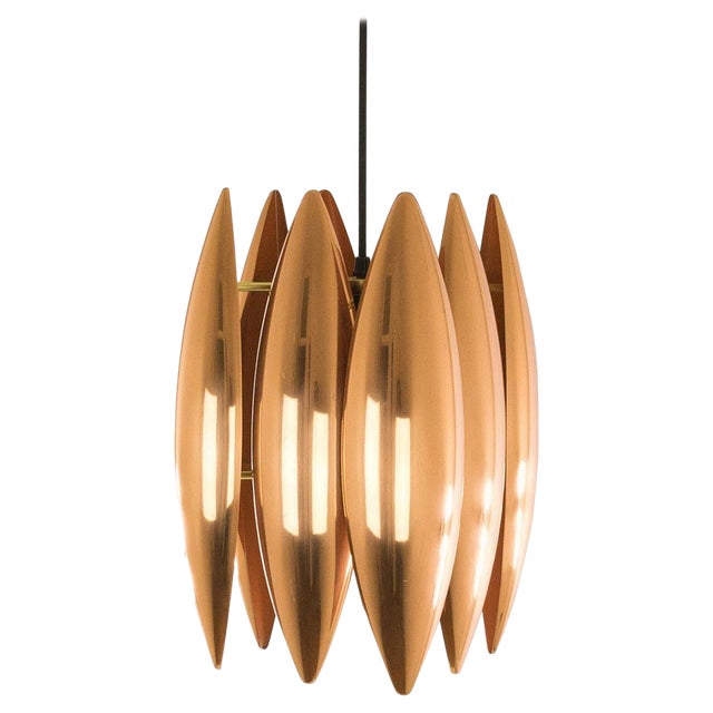 Copper Kastor Pendant by Jo Hammerborg for Fog & Mørup, 1960s For Sale
