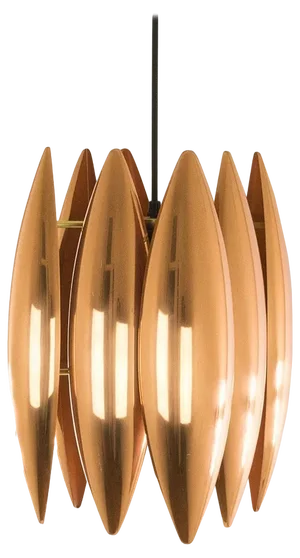 Copper Kastor Pendant by Jo Hammerborg for Fog & Mørup, 1960s