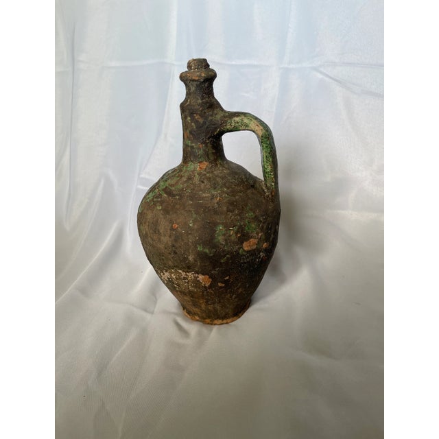 Early 20th Century Mid-Early 20th Century Mediterranean Olive Oil Jug For Sale - Image 5 of 10