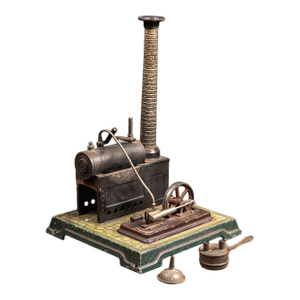 Early 20th Century Bing German Tabletop Live Steam Engine Model