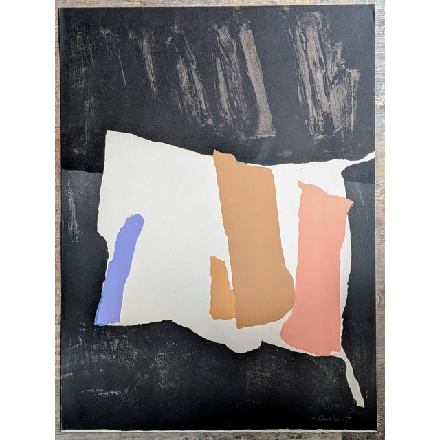 Pierre Pallut, Abstract Composition, 1972, Lithograph For Sale - Image 9 of 9