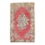 Early 20th Century Zabihi Collection Turkish Ghiordes Pink Rug - 3'11" x 5'11" For Sale