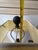 1980s 1980s Obelisk Pyramid Shaped Faux Travertine Floor Lamp For Sale - Image 5 of 6