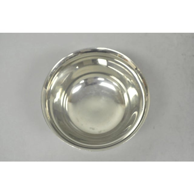 Silver Vintage Regency Style Silver Plated Pewter 1993 Merion Golf Club Award Bowl For Sale - Image 8 of 12