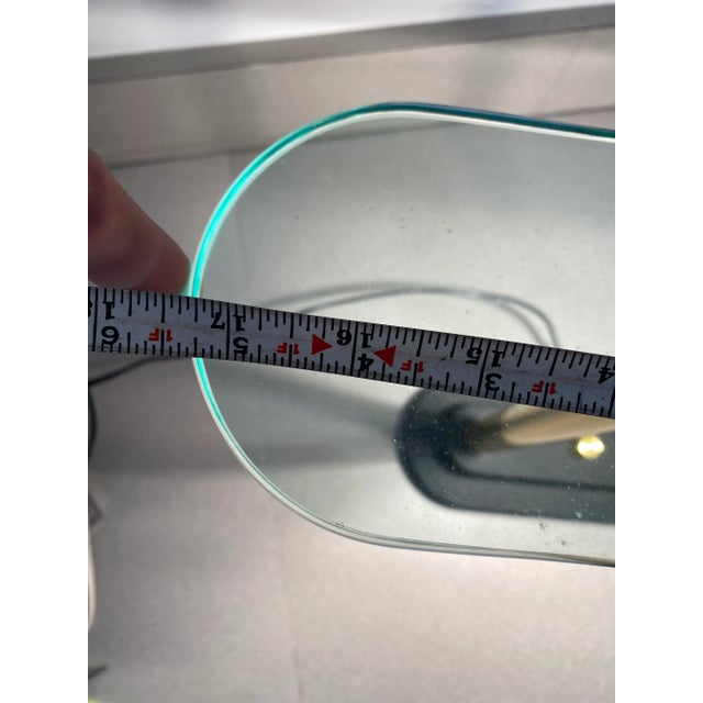 1980s Robert Sonneman Style Memphis Bankers Desk Lamp With Dimmer Control For Sale In Lexington, KY - Image 6 of 11