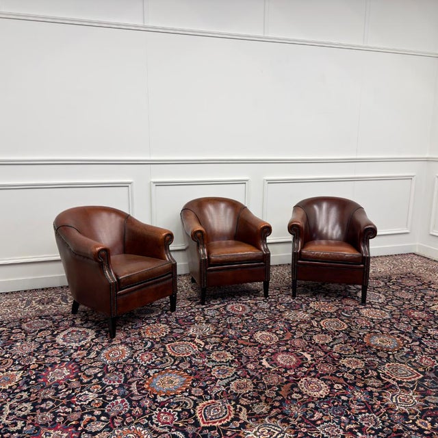 About this Classic English Sheepskin Leather Armchairs Classic and Elegant | Antique office chairs in English, Classic and...