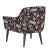 Spritely Home West Loop Chair in Coral Navy Leopard For Sale - Image 4 of 8
