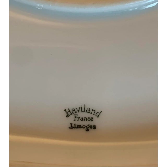 Ceramic 1930s Haviland Limoges Porcelain Ladore Serving Dish & Platter Set- 2 Pieces For Sale - Image 7 of 8