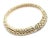 Tiffany and Co. Vintage Tiffany & Co. Vannerie Diamond Sapphire Basket Weave Yellow Gold Necklace For Sale - Image 4 of 17