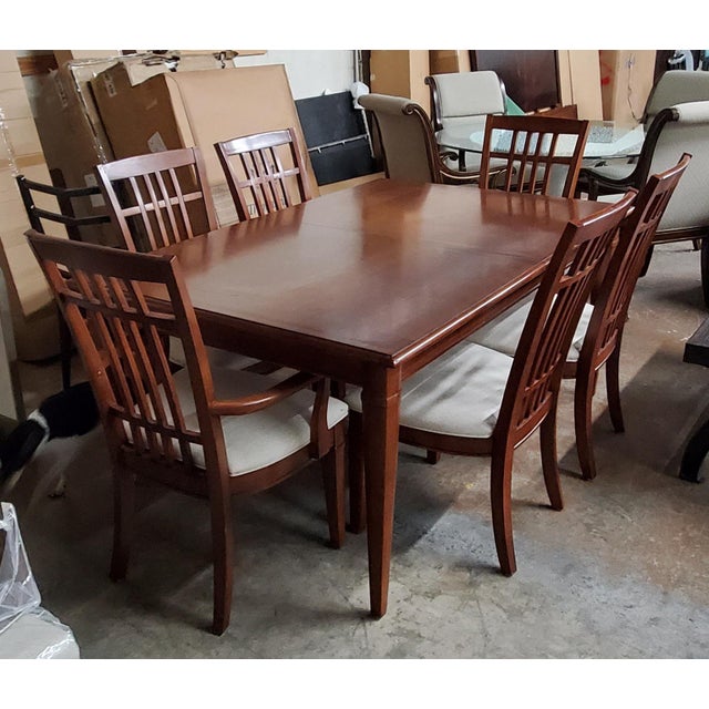 Thomasville Furniture Bridges 2.0 Newbridge Cherry Dining Table & Chair