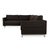 Gray Vida Fabric Corner Sofa in Brown from Rolf Benz For Sale - Image 8 of 9