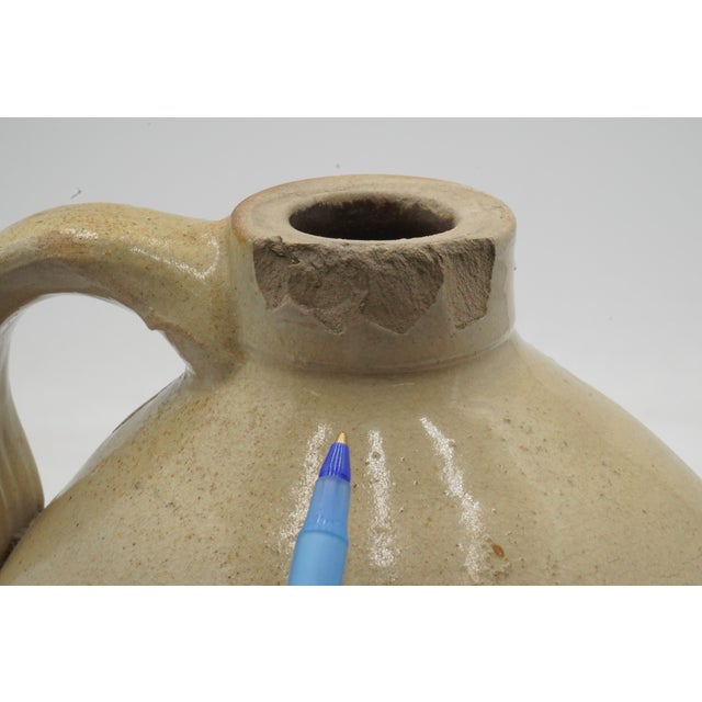 p.h. Mueller Blue Stoneware Crock Jug For Sale In Philadelphia - Image 6 of 10