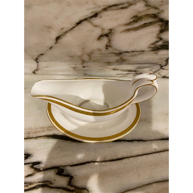 Beautiful English antique Royal Worcester saucer and underplate set. Marked made in England.