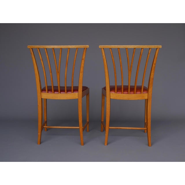Dining Chairs by Elmar Berkovich for Zijlstra te Joure, 1947, Set of 2 For Sale - Image 4 of 15