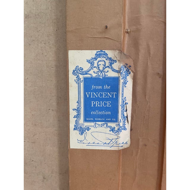 Vintage 1964 Vicente Ferrer Guasch Ibiza Port Oil Painting – Vincent Price Sears Collection Provenance For Sale - Image 14 of 16