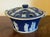 Neoclassical Antique Early 20th Century Wedgwood Dark Blue Jasperware Violet Pot, Potpourri Incense Burner For Sale - Image 3 of 18