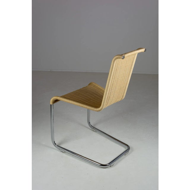 B20 Cane and Chrome Cantilever Dining Chairs by Axel Bruchhäuser for Tecta Set of 4, 1990s, Set of 4 For Sale - Image 6 of 11