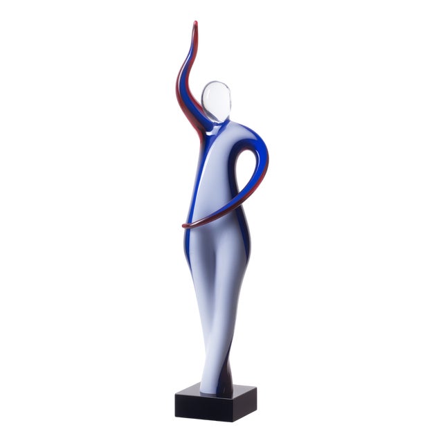 Modernist Glass Sculpture, Czechoslovakia, 1990s For Sale
