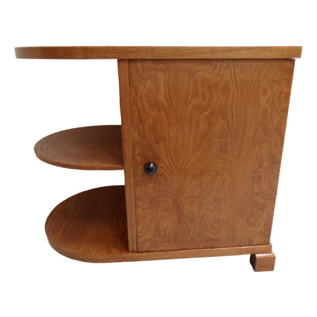 Art Deco Two-Door Cabinet Side Table, 1920s For Sale