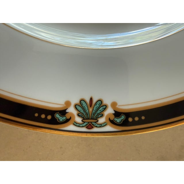 Late 20th Century Set of 7 Strasbourg Dinner Plates by Royal Sheffield Porcelain For Sale - Image 5 of 9