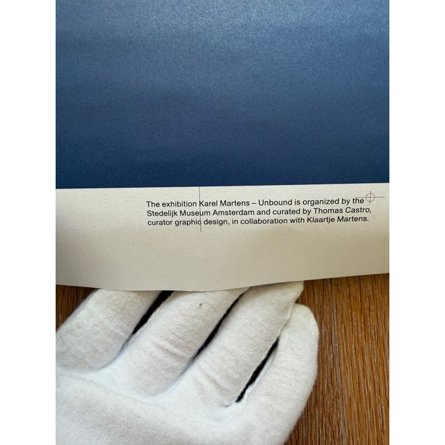 Karel Martens – Unbound (2025),Exhibition Poster, Dutch Design, Printed in Netherlands For Sale - Image 4 of 9