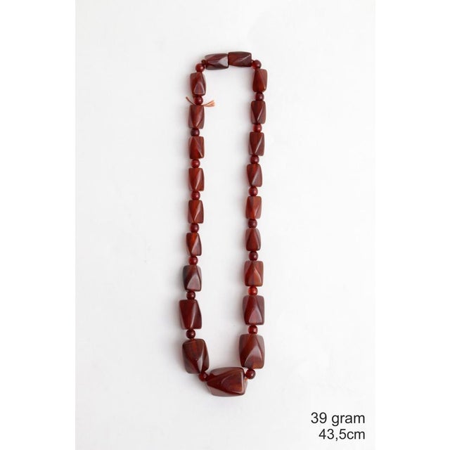 Gemstone Vintage Amber Necklaces, 1960s, Set of 4 For Sale - Image 7 of 18