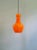 Space Age Orange Opaline Glass Pendant from Targetti Sankey, Italy, 1960s-1970s For Sale - Image 3 of 12