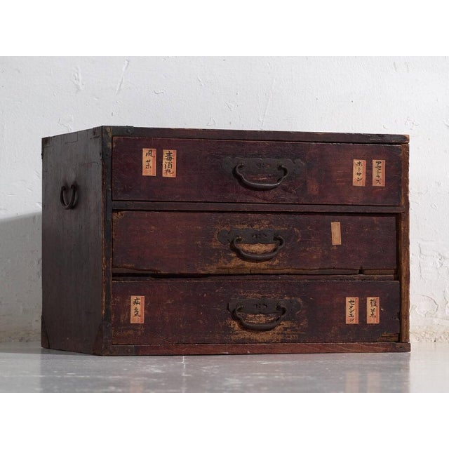 Antique Japanese Chest of Drawers For Sale - Image 6 of 12