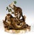 Excellent rare meissen porcelain group of the late 19th century: a group of four monkeys of different sizes, playing,...