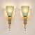 1990s Mid Century Modern, Celadon Green Murano Glass Sconces - a Pair For Sale - Image 4 of 12