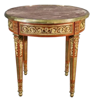 Superb Quality French Empire Marble Top Bronze Ormolu Center Table Circa 1880