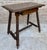 Mid 20th Century French Walnut Carved Side Table with Turned Legs and Stretcher, 1940s For Sale - Image 12 of 18