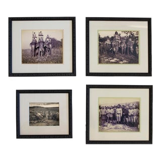 Vintage 1930s Photos of a Tiger Hunt in Colonial India For Sale