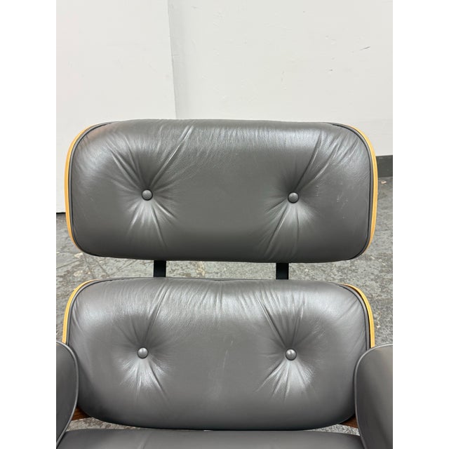 Charles & Ray Eames for Herman Miller Eames Lounge Chair + Ottoman For Sale - Image 9 of 12