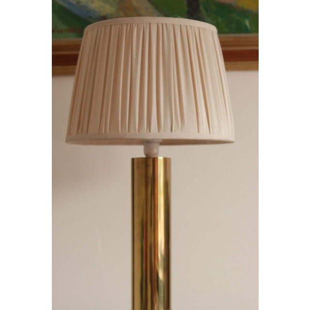 Metal Mid-Century Swedish Brass Model B 010 Table Lamp from Bergbom, 1960s For Sale - Image 7 of 18
