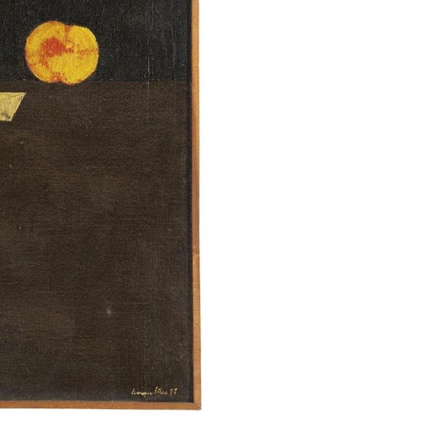 Henrique Silva, Composition, 1970s, Oil on Canvas For Sale - Image 5 of 6