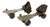 Early 1900s Antique American Wooden Wheel Roller Skates - a Pair For Sale