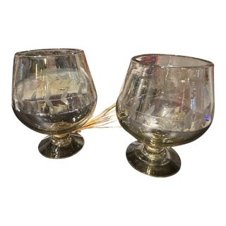 Jan Barboglio Lustre Brandy Goblets - Set of 2 For Sale
