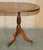 Vintage Hand Dyed and Aged Brown Leather Oval Coffee Table with Lion Castors For Sale - Image 13 of 18