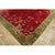 1920s Red Rust Field Floral Greek Key Antique Chinese Art Deco Wool Rug 8' X9'6" For Sale In New York - Image 6 of 9