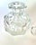 Transparent Art Deco Heavy Cut Crystal Perfume Bottle For Sale - Image 8 of 8