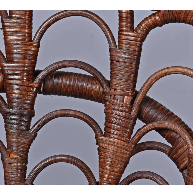 1800's Victorian Wicker Rocking Chair by Heywood-Wakefield or j.c. Berrien For Sale - Image 12 of 13