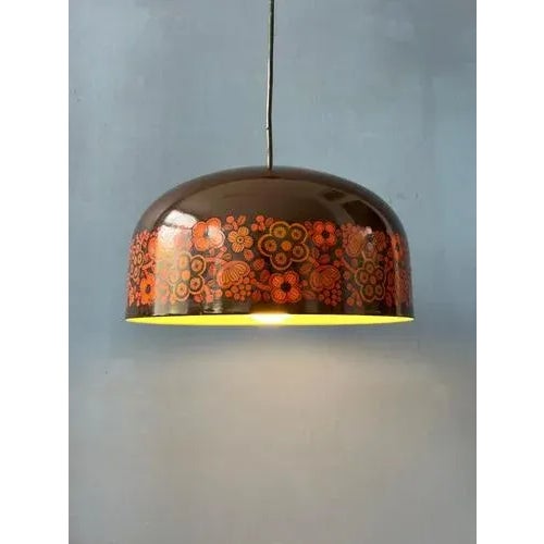 Mid-Century Brown Arabia Hanging Lamp by Kaj Franck for Fog & Morup For Sale - Image 5 of 11