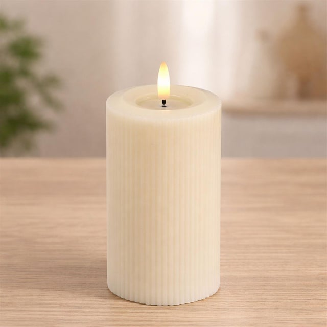 Bring a touch of elegance and safety to your space with the FIA Wick Pillar Candles. Featuring FIA Wick technology, these...