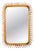Mid-Century Modern Rattan and Bamboo Wall Mirror by Franco Albini, Italy, 1960s For Sale