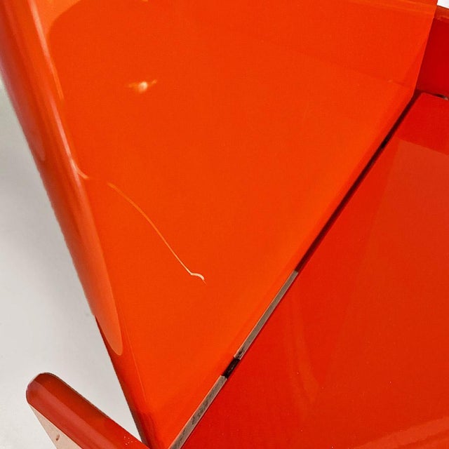 Kazuki Chairs in Red Lacquered Wood attributed to Kazuhide Takahama for Simon Gavina, 1969, Set of 6 For Sale - Image 13 of 18