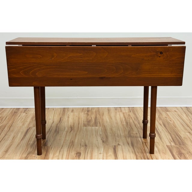 Vintage Turned Wood Drop Leaf Table For Sale In Kansas City - Image 6 of 18