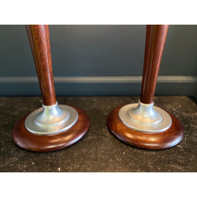 Art Deco 1930s Art Deco Mazda Lamps with Original Stamp - A Pair For Sale - Image 3 of 6