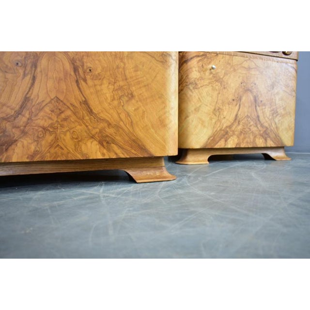 Art Deco Bedside Tables, Czechoslovakia, 1939, Set of 2 For Sale - Image 6 of 18